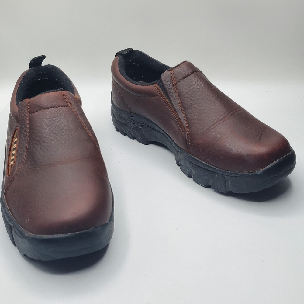 Roper performance leather slipon shoes size 7 - Picture 3 of 12